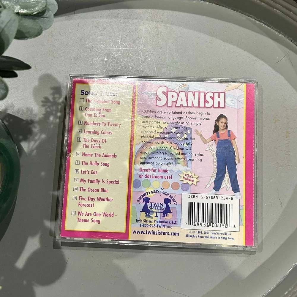 Learn Spanish, Learning Foreign Language, Ages 5-12, Kids Music [Audio CD, 2014]
